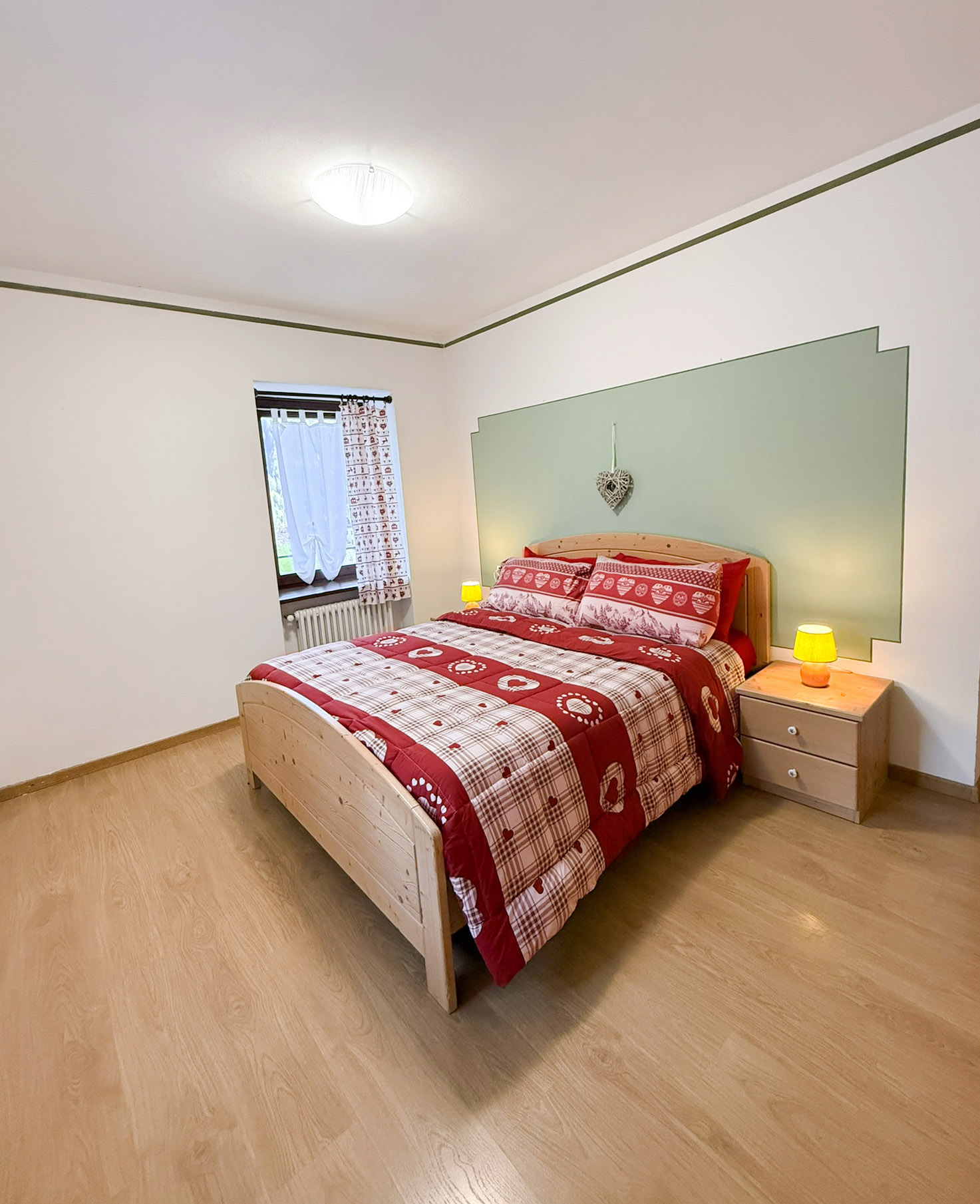 Camera matrimoniale nell'Appartamento Lago